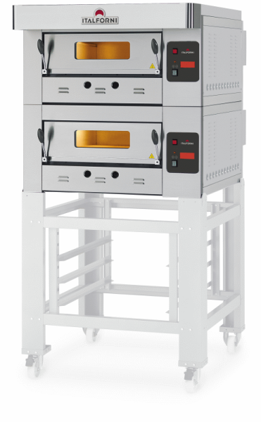 Premium G6 50512002 (25) K Italforni Gas-Pizzaofen, 6 Pizzen Ø 300 mm